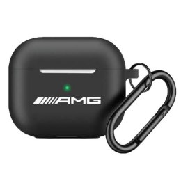 AMG AMAP2RBK AirPods Pro 2 cover czarny/black Silicone White Logo