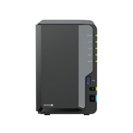 Synology DS224+ | 2-zatokowy serwer NAS, Intel Celeron, 2GB RAM, 2x 1GbE RJ-45, Tower