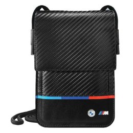 Torebka BMW BMOWBPUCARTCBK Wallet Bag czarny/black Carbon Tricolor Line