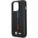 Etui BMW BMHMP13X22PVTK iPhone 13 Pro Max 6.7" czarny/black Quilted Tricolor MagSafe