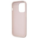 Guess GUHCP14LP4TDSCPP iPhone 14 Pro 6.1" różowy/pink hardcase Crossbody 4G Metal Logo