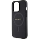 Guess GUHMP13XPSAHMCK iPhone 13 Pro Max 6.7" czarny/black hardcase Saffiano MagSafe