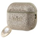Guess GUAP2PGEHCDD AirPods Pro 2 cover złoty/gold Fixed Glitter Heart Diamond Charm