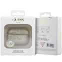 Guess GUAP2PGEHCDD AirPods Pro 2 cover złoty/gold Fixed Glitter Heart Diamond Charm