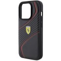 Ferrari FEHCP15LPTWK iPhone 15 Pro 6.1" czarny/black hardcase Twist Metal Logo