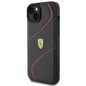 Ferrari FEHCP15MPTWK iPhone 15 Plus 6.7" czarny/black hardcase Twist Metal Logo