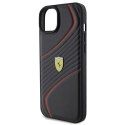 Ferrari FEHCP15MPTWK iPhone 15 Plus 6.7" czarny/black hardcase Twist Metal Logo