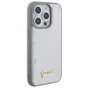 Guess GUHCP15XPSFDGSS iPhone 15 Pro Max 6.7" srebrny/silver hardcase Sequin Script Metal