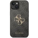 Guess GUHCP15S4GMGGR iPhone 15 6.1" szary/grey hardcase 4G Big Metal Logo