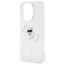 Karl Lagerfeld KLHMP15LHFCCNOT iPhone 15 Pro 6.1" transparent hardcase IML Choupette MagSafe