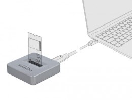 Delock Stacja dokująca M.2 dla M.2 NVMe PCIe SSD z żeńskim USB Type-C