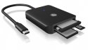 IcyBox Czytnik kart IB-CR403-C3 dla SD, microSD i CFast