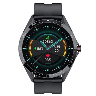 Kumi Smartwatch GW16T 1.28 cala 220 mAh czarny