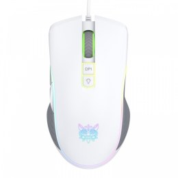 Onikuma Mysz gamingowa CW908 RGB biała