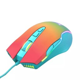 Onikuma Mysz gamingowa CW905 RGB tropikalna