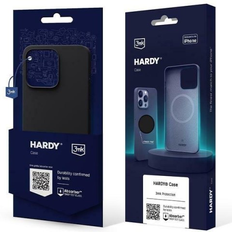 3MK Hardy Case iPhone 15 Plus 6.7" grafitowy/graphite MagSafe