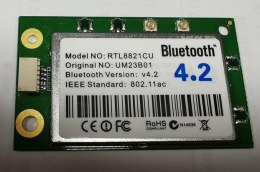 Karta sieciowa wewnętrzna Realtek RTL8821CU WiFi Bluetooth 4.2
