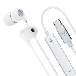 Słuchawki z mikrofonem 3mk Wired Earphones USB-C