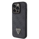 Guess GUHCP15XP4TDSCPK iPhone 15 Pro Max 6.7" czarny/black hardcase Crossbody 4G Metal Logo