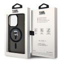 Karl Lagerfeld KLHMP15XHFCKNOK iPhone 15 Pro Max 6.7" czarny/black hardcase IML Ikonik MagSafe