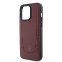 Mercedes MEHCP15XARMRE iPhone 15 Pro Max 6.7" czerwony/red hardcase Leather Urban Bengale