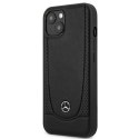 Mercedes MEHCP15MARMBK iPhone 15 Plus 6.7" czarny/black hardcase Leather Urban