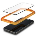 Spigen Alm Glass FC iPhone 15 6.1" 2 szt. szkło hartowane czarna ramka AGL06906