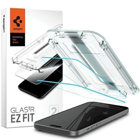 Spigen Glas.TR iPhone 15 6.1" "EZ FIT" 2 szt. clear szkło hartowane AGL06903
