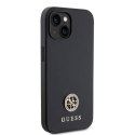 Guess GUHCP15SPS4DGPK iPhone 15 6.1" czarny/black hardcase Strass Metal Logo