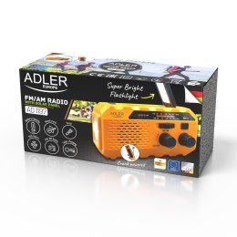 Adler AD 1197 | Radio solarne z korbką ręczną