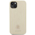 Guess GUHCP15SPS4DGPD iPhone 15 6.1" złoty/gold hardcase Leather 4G Metal Logo Strass