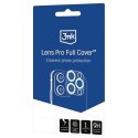 3MK Lens Pro Full Cover iPhone 15/15 Plus Szkło hartowane na obiektyw aparatu z ramką montażową 1szt
