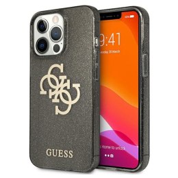 Guess GUHCP13LPCUGL4GBK iPhone 13 Pro / 13 6,1" czarny/black hard case Glitter 4G Big Logo