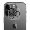 3MK Lens Pro Full Cover iPhone 14 Pro/14 Max Szkło Hartowane na obiektyw aparatu z ramką montażową 1szt