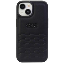 Audi GT Synthetic Leather iPhone 15 Plus 6.7" czarny/black hardcase AU-TPUPCIP15M-GT/D2-BK