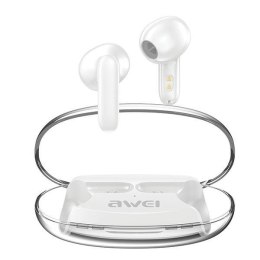 AWEI Słuchawki Bluetooth 5.3 T85 ENC TWS białe