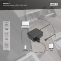 Digitus Ładowarka sieciowa zasilacz 1x USB-C PD 3.0 max. 100W GaN zintegrowany kabel 1,2m Czarna