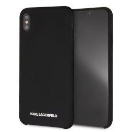 Karl Lagerfeld KLHCI65SLBKS iPhone Xs Max hardcase czarny/black Silicone