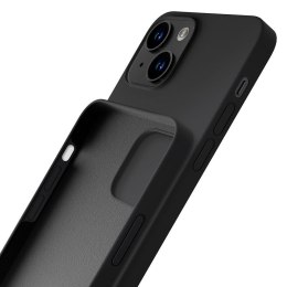 Etui na telefon 3mk do Apple iPhone 15 silikonowe, czarne