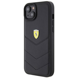 Ferrari FEHCP15MRDUK iPhone 15 Plus 6.7" czarny/black hardcase Quilted Metal Logo