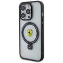 Ferrari FEHMP15LUSCAH iPhone 15 Pro 6.1" transparent hardcase Ring Stand 2023 Collection MagSafe
