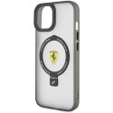 Ferrari FEHMP15SUSCAH iPhone 15 6.1" transparent hardcase Ring Stand 2023 Collection MagSafe