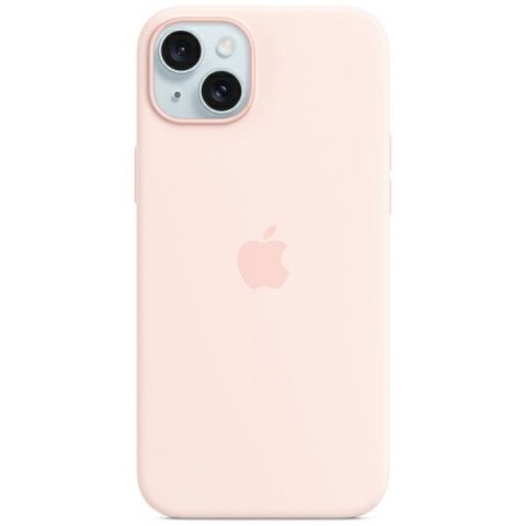 Etui Apple MT0U3ZM/A iPhone 15 6.1" MagSafe jasnoróżowy/light pink Silicone Case