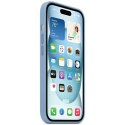 Etui Apple MT0Y3ZM/A iPhone 15 6.1" MagSafe zimowy błękit/winter blue Silicone Case