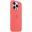 Etui Apple MT1V3ZM/A iPhone 15 Pro Max 6.7" MagSafe różowy/guava Silicone Case