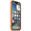 Etui Apple MT1W3ZM/A iPhone 15 Pro Max 6.7" MagSafe pomarańczowy/orange sorbet Silicone Case