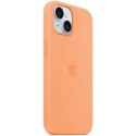 Etui Apple MT173ZM/A iPhone 15 Plus 6.7" MagSafe pomarańczowy/orange sorbet Silicone Case
