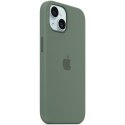 Etui Apple MT183ZM/A iPhone 15 Plus 6.7" MagSafe cyprysowy zielony/cypress Silicone Case