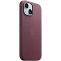Etui Apple MT3E3ZM/A iPhone 15 6.1" MagSafe czerowna morwa/mulberry FineWoven Case