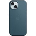 Etui Apple MT4D3ZM/A iPhone 15 Plus 6.7" MagSafe błękit pacyfiku/pacific blue FineWoven Case